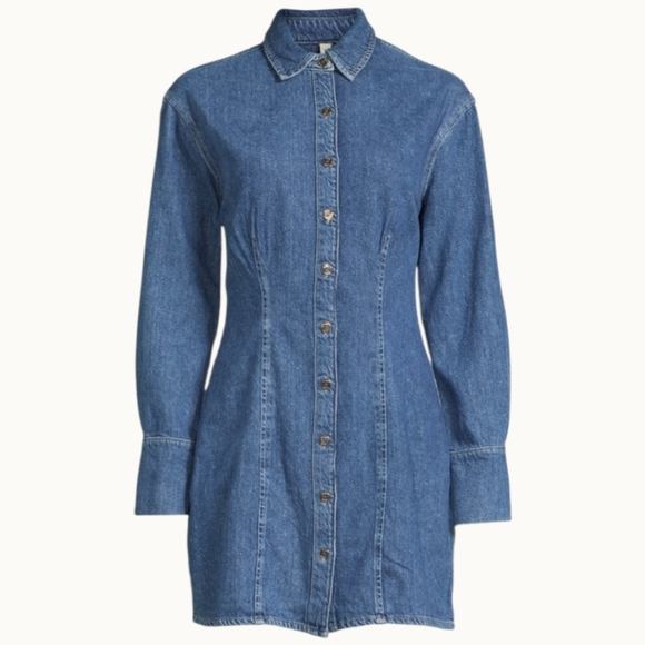 Dresses & Skirts - NWT | Lisette Denim Shirt Dress | Structured Tailored Silhouette